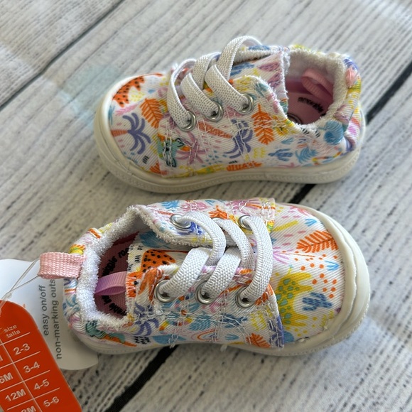 Wonder Nation • Infant Zoo Sneakers • Sz 2 (3 mos) NWT! Unisex! - Picture 6 of 8